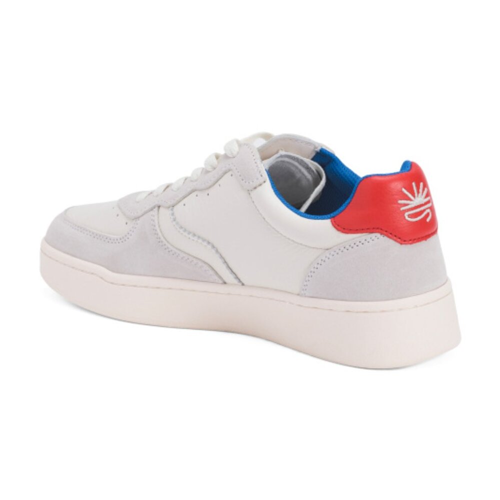 new Soludos Women's GENUINE  Leather Roma Sneaker  267 3M7T - Picture 3 of 7